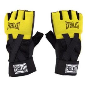 Everlast Evergel Handwraps Boxing Yellow Black Size Medium New In Package‎